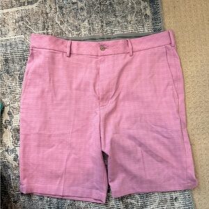 Walter Hagen Men's Light Pink Flat Front Shorts Size 38